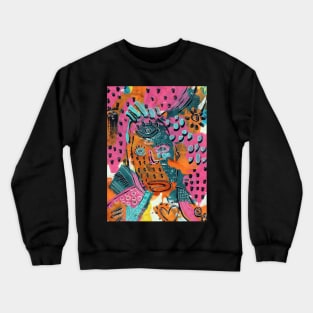 face Crewneck Sweatshirt